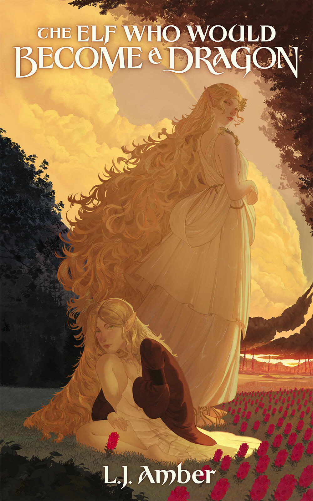 The Elf Who Would Become A Dragon, by L. J. Amber